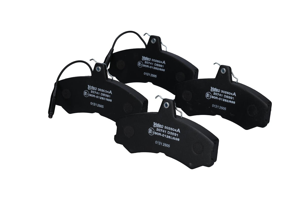 Jeu de 4 plaquettes de frein VALEO ref. 302604A